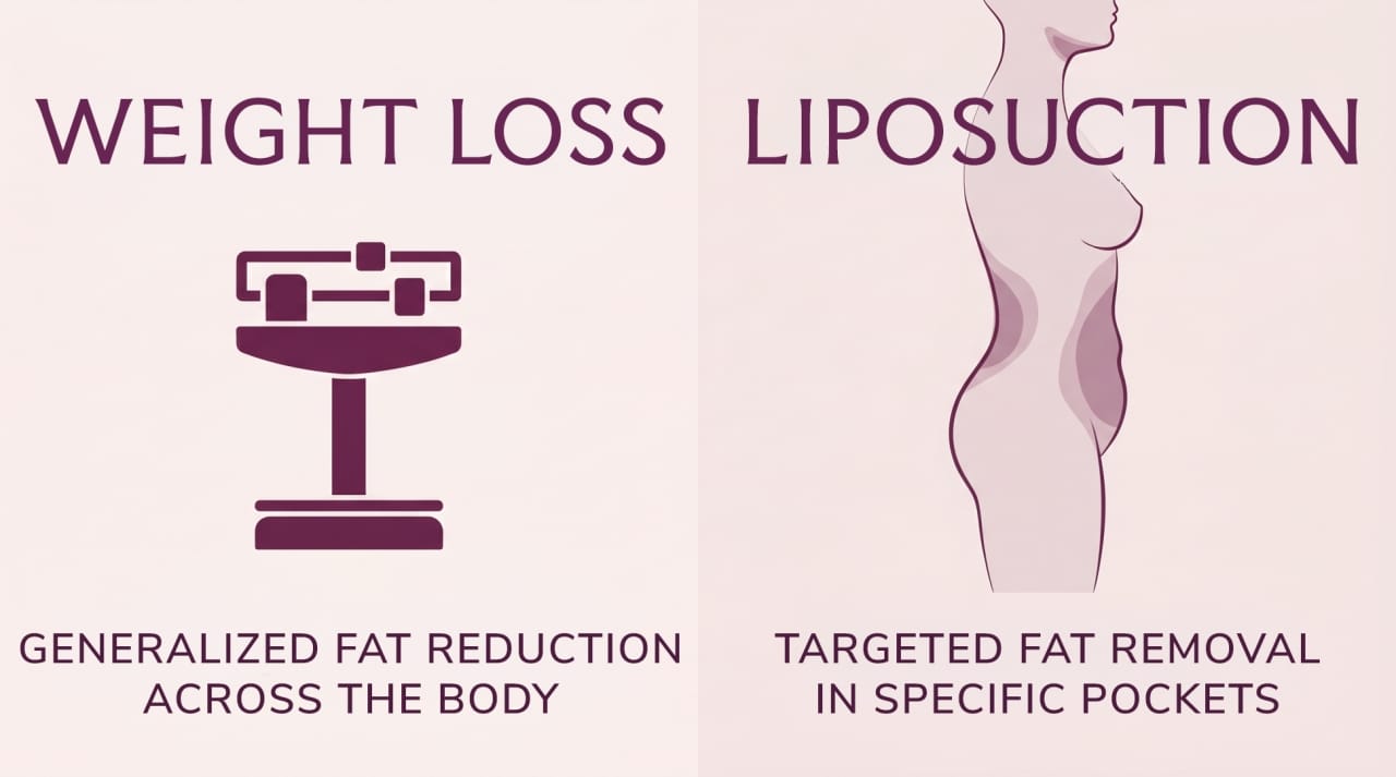 Liposuction is not weight loss